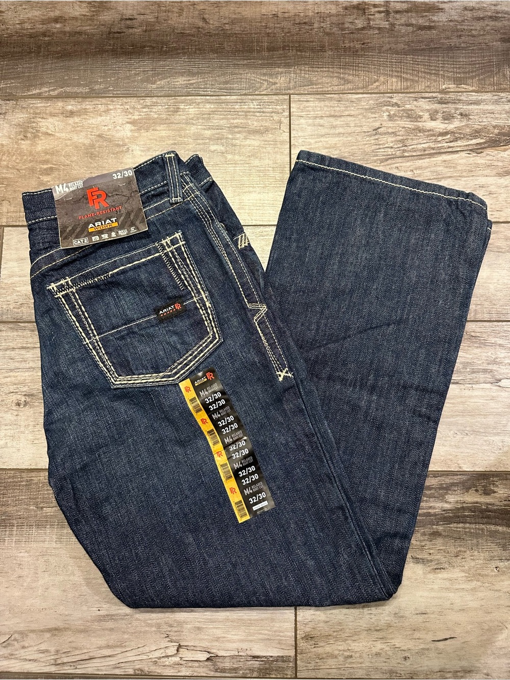 Ariat Men's Indigo Relaxed Straight Jeans